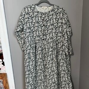 Eddie Bauer Green Long Sleeve Dress for Women